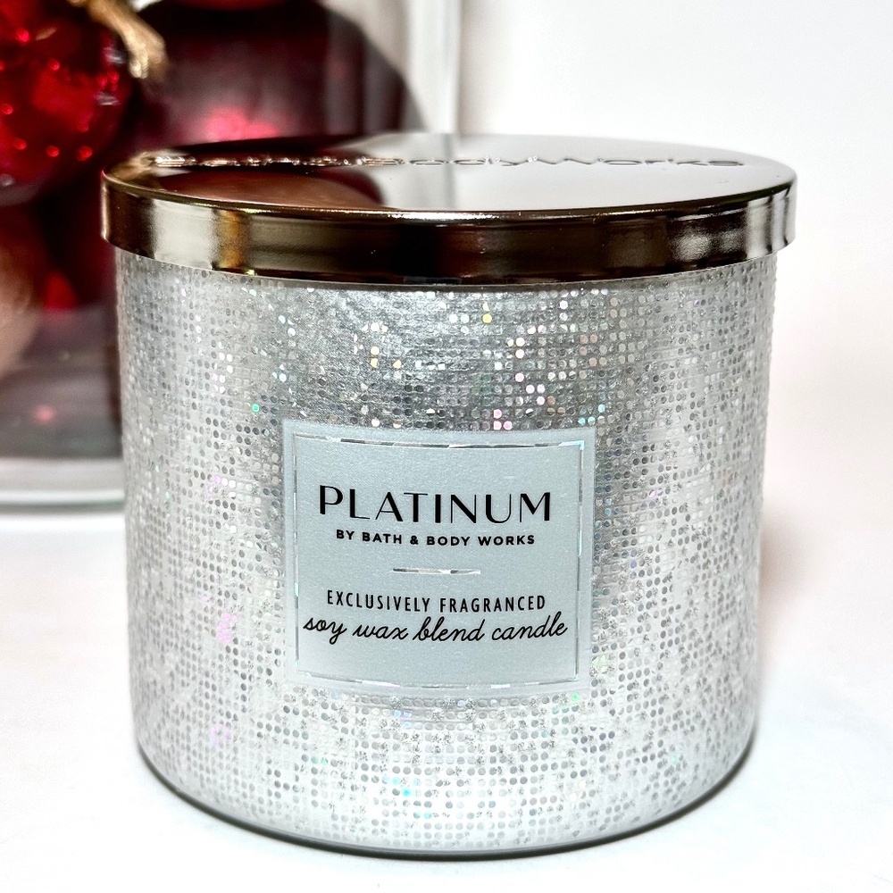 PLATINUM 3-Wick Candle - Picture 1 of 3